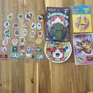 Yo-Kai Watch Lovers Collection Animate - 29 mini & 1 giant stickers 27 glow